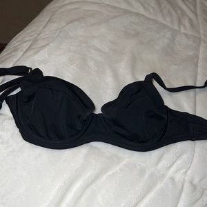 Black aerie swim top